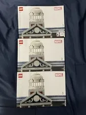 LEGO Marvel X-MEN X-Mansion 76294 Instruction Booklets 1,2,3  Complete Brand New