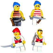 LEGO Minifigures Pirates x4 Lot