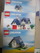 Lego Building Instructions Creator 5891 Part 1,2,3 part 1,2,3