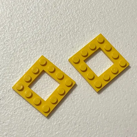 Lego 64799 Yellow Replacement Add-on Pieces Parts Lot of 2