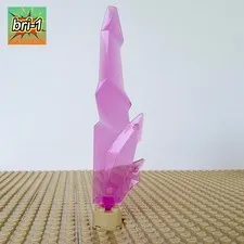 LEGO Ninjago Crystalized: Trans-Dark Pink Crystal Shard 98856, 7177, TEMPLE 2022