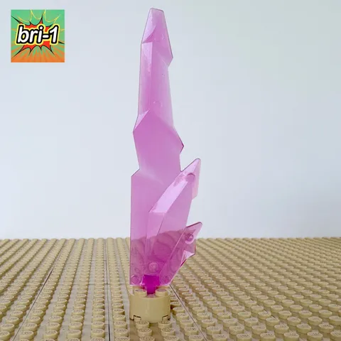 LEGO Ninjago Crystalized: Trans-Dark Pink Crystal Shard 98856, 7177, TEMPLE 2022