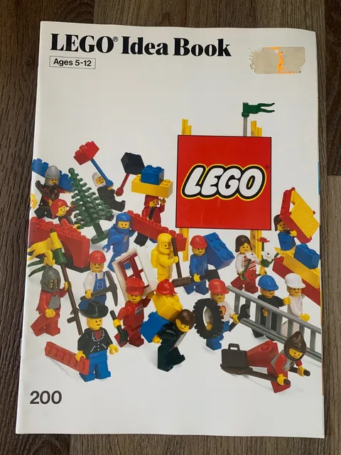 Vintage 1985 Lego Idea Book 200 Complete With Stickers Excellent Condition