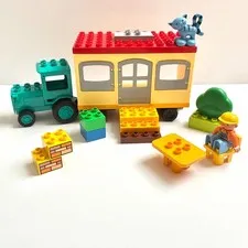 Lego Duplo Bob the Builder 3296 Travis and Mobile Caravan Cat - Missing 1 Chair