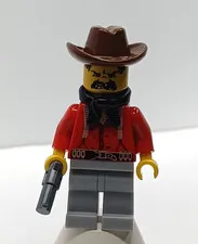 Lego Western Cowboy Flatfoot Bandit 2 (ww008) Pete 6761 6769 6762 6755 6764 6799