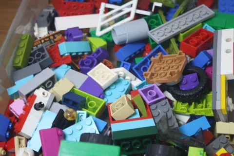 LEGO Mixed Building Blocks and Minifigures Set