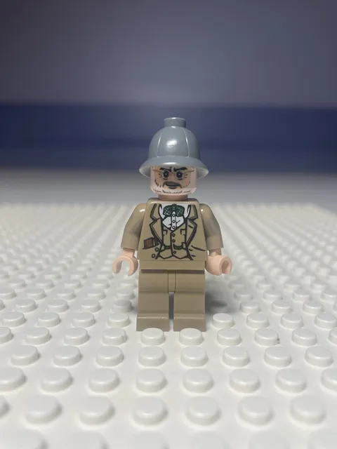 Lego Indiana Jones Minifigure Professor Henry Jones Sr From Set 77012