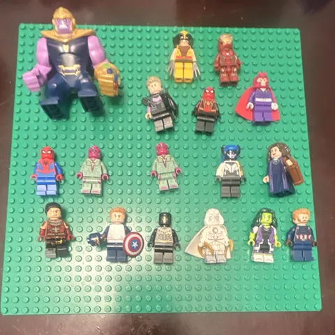 LEGO Marvel Minifigures Lot Spider-Man Vision Captain America READ DESC.
