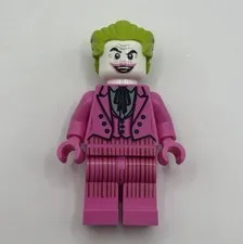 Lego Super Heroes The Joker Minifig sh0704 76188 1966 DC Batman Adam West