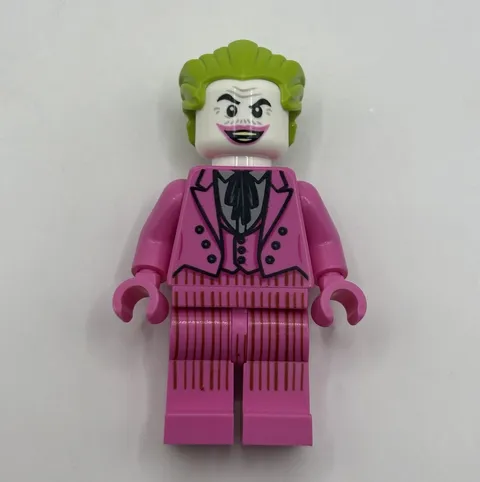 Lego Super Heroes The Joker Minifig sh0704 76188 1966 DC Batman Adam West