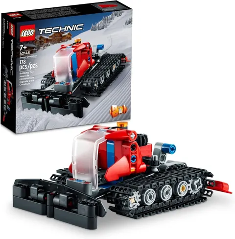 LEGO Technic Snow Groomer to Snowmobile 42148, 2in1 Vehicle Model Set, Engine...