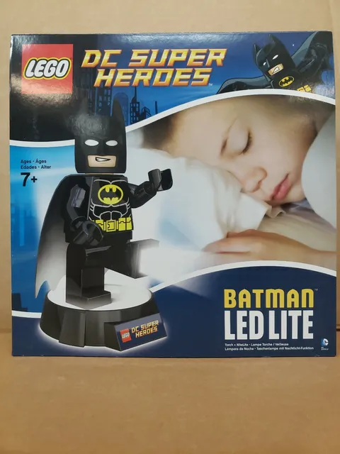 LEGO DC SUPER HEROES BATMAN LED LITE Torch NiteLite Night Light 8" Minifig HTF