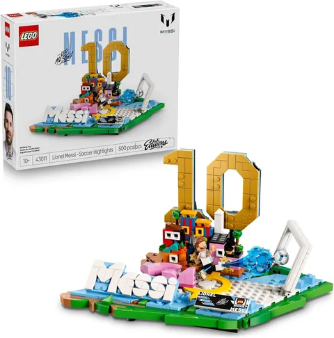 LEGO Editions Lionel Messi Soccer Highlights Building Set 43011 Ages 10+