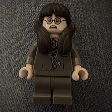 LEGO Minifigure Moaning Myrtle Dark Bluish Gray Robe Harry Potter - Loose