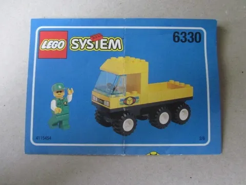 Lego System6330 Truck, Truck Instructions Instruction