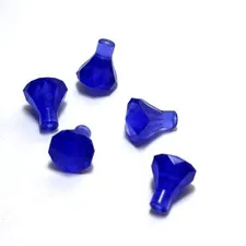 Lego - Lot of 5 - Trans Dark Purple, Rock Gem Diamond Crystal
