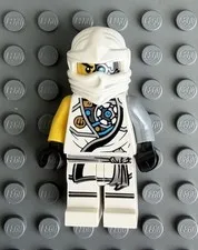 Lego Minifigure Ninjago Zane Tournament of Elements Robe Battle Damage njo0228
