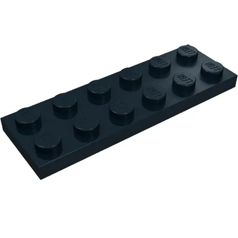 10x LEGO® Part 3795 - Plate 2 x 6