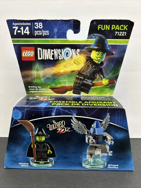 Lego Dimensions Wizard of Oz Wicked Witch 38 Pcs Fun Pack 71221 NEW Retired