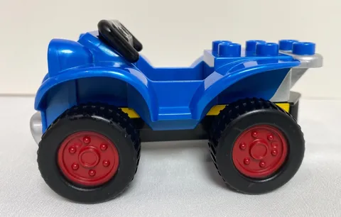 Lego Duplo METALLIC BLUE ATV SCRAMBLER VEHICLE Bouncy Bob the Builder