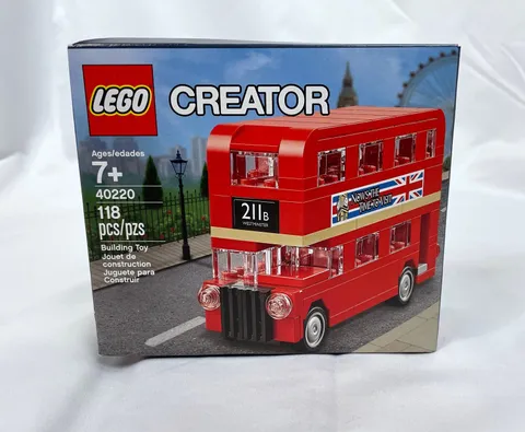 New Lego 40220 Red London Bus 118 Pieces