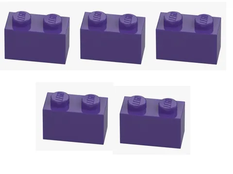 LEGO ® 5x brick 1x2 medium Lilac brick 3004 6104154 purple basic brick New