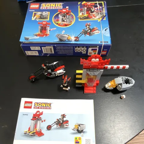 LEGO Sonic 76995 Shadow the Hedgehog Escape Set 196 pcs w/ Box & Manual