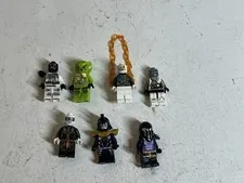 LEGO NINJAGO Minifigures Lot of 7 Mixed Assorted Characters No Accessories