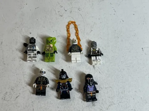LEGO NINJAGO Minifigures Lot of 7 Mixed Assorted Characters No Accessories