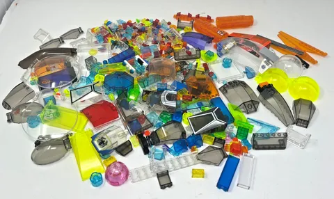LEGO TRANSLUCENT TRANSPARENT SPECIALTY PARTS & PIECES 1.5 OZ's LOT