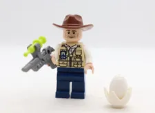 Vet -Fedora 75918 Egg Gun Jurassic World LEGO® Minifigure Mini Figure