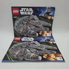 LEGO STAR WARS 7965 MILLENNIUM FALCON 2011 Instruction Manuals Only # 1 & 2 Book