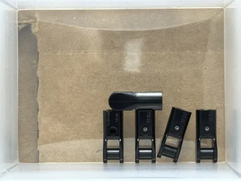 LEGO Parts - Black Bar Holder with Handle - No 23443 - QTY 5
