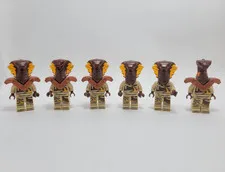 LEGO Minifigure Lot of 6 Ninjago Minifigures njo0554, njo0529 x3, and njo0539 x2