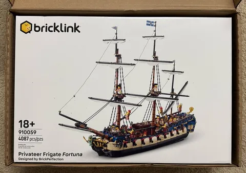 LEGO BrickLink Designer Program Privateer Frigate Fortuna 910059 4087pcs 18+
