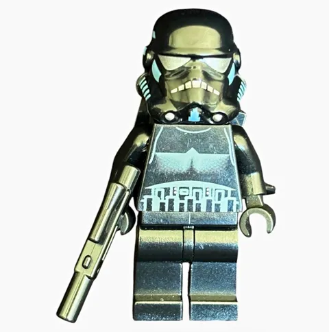 LEGO Star Wars Imperial Shadow Trooper Long Line Minifigure & Blaster SW0166B
