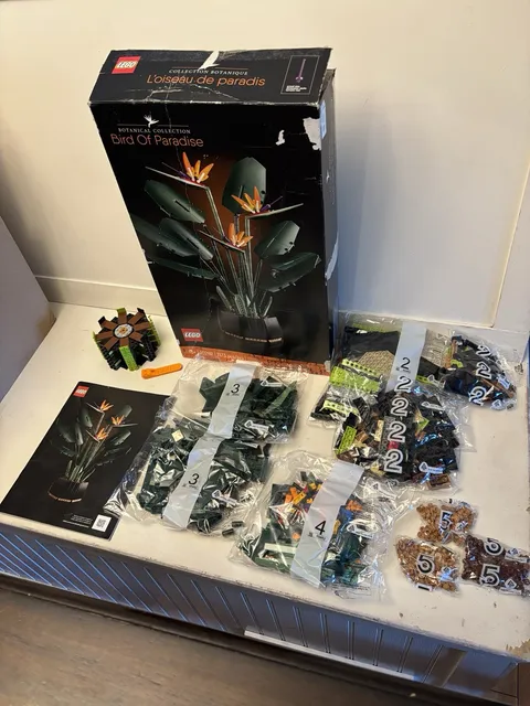 LEGO Botanicals Botanical Collection Bird of Paradise 10289 (Retired) 1173 pcs