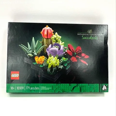 Open Box, Sealed Bags; LEGO Botanicals 10309 Succulents