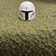 White Boba Fett HELMET Star Wars LEGO