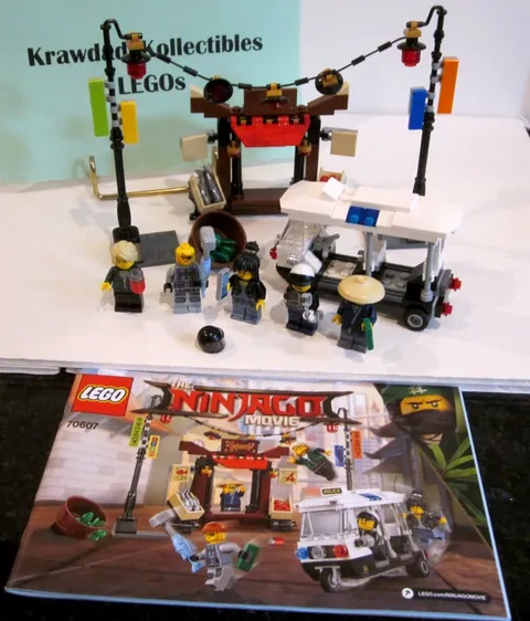 LEGO THE NINJAGO MOVIE 70607 NINJAGO CITY CHASE INVENTORIED COMPLETE W/ MANUAL