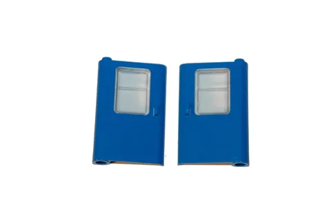 Lego® 9V 12V TRAIN Railway Doors Set Left Right BLUE