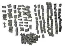  LEGO Dark Bluish Gray Slopes & Wedges Bulk Lot – Curved Inverted Specialized Pi