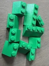 LEGO 3039 Green 45 2 x 2 - 12 Pieces