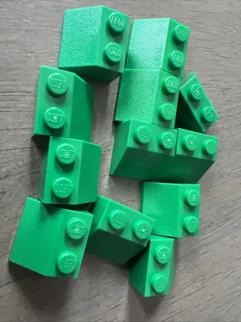 LEGO 3039 Green 45 2 x 2 - 12 Pieces