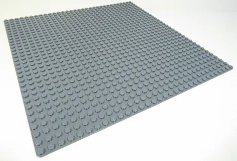 Genuine LEGO - 1x Base Plate Baseplate 32x32 3811 Dark Bluish Gray