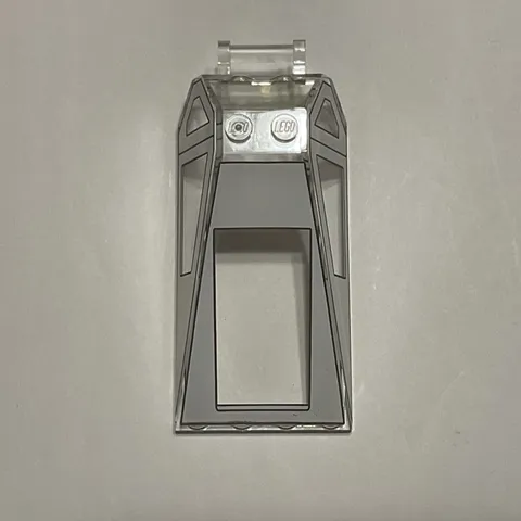 LEGO Windscreen 8x4x2 w 2 Studs & Bar Handle White Cockpit Window 21849pb02