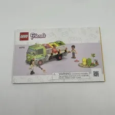 LEGO Friends 41712 Recycling Truck Instruction Manual Only! NO Bricks! 2022