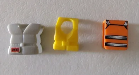 Lot Of 3 Vests For Lego Mini Figures