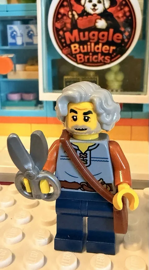 Lego Castle Tapestry Weaver Minifigure With Accessories 
