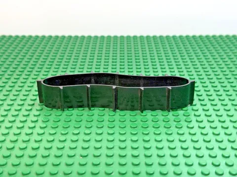 1970s LEGO Black  Conveyor Belt Inclined 12 Tread Links 580 545 360 248 351 #633